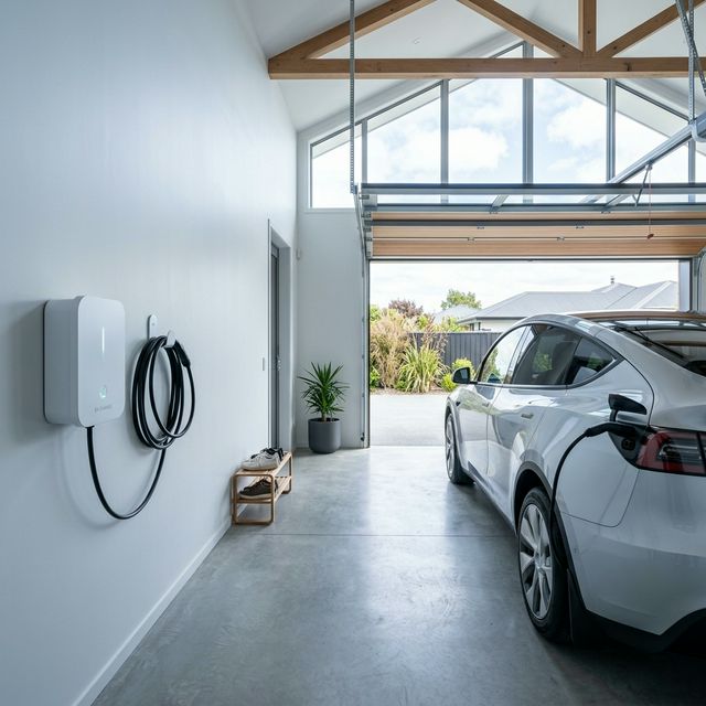 Modern EV home charger