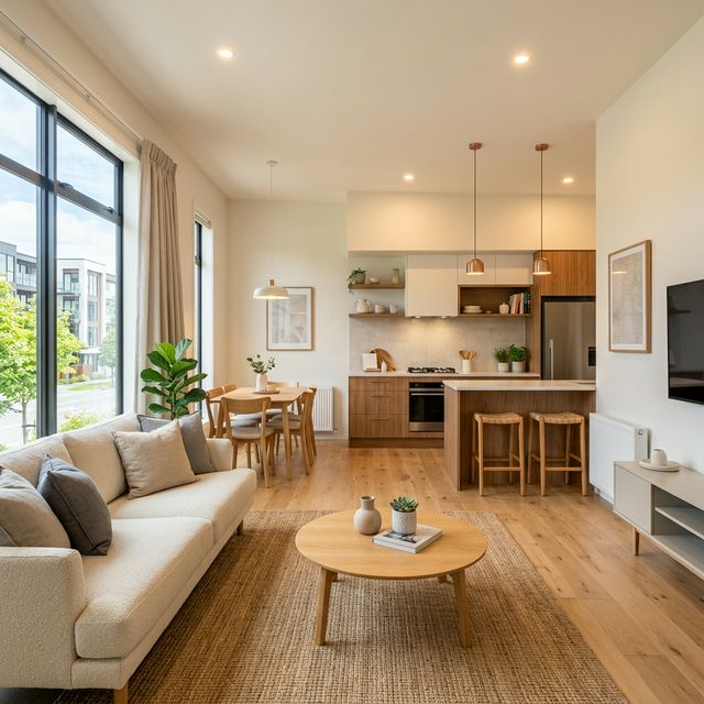 Modern professionally managed rental property interior