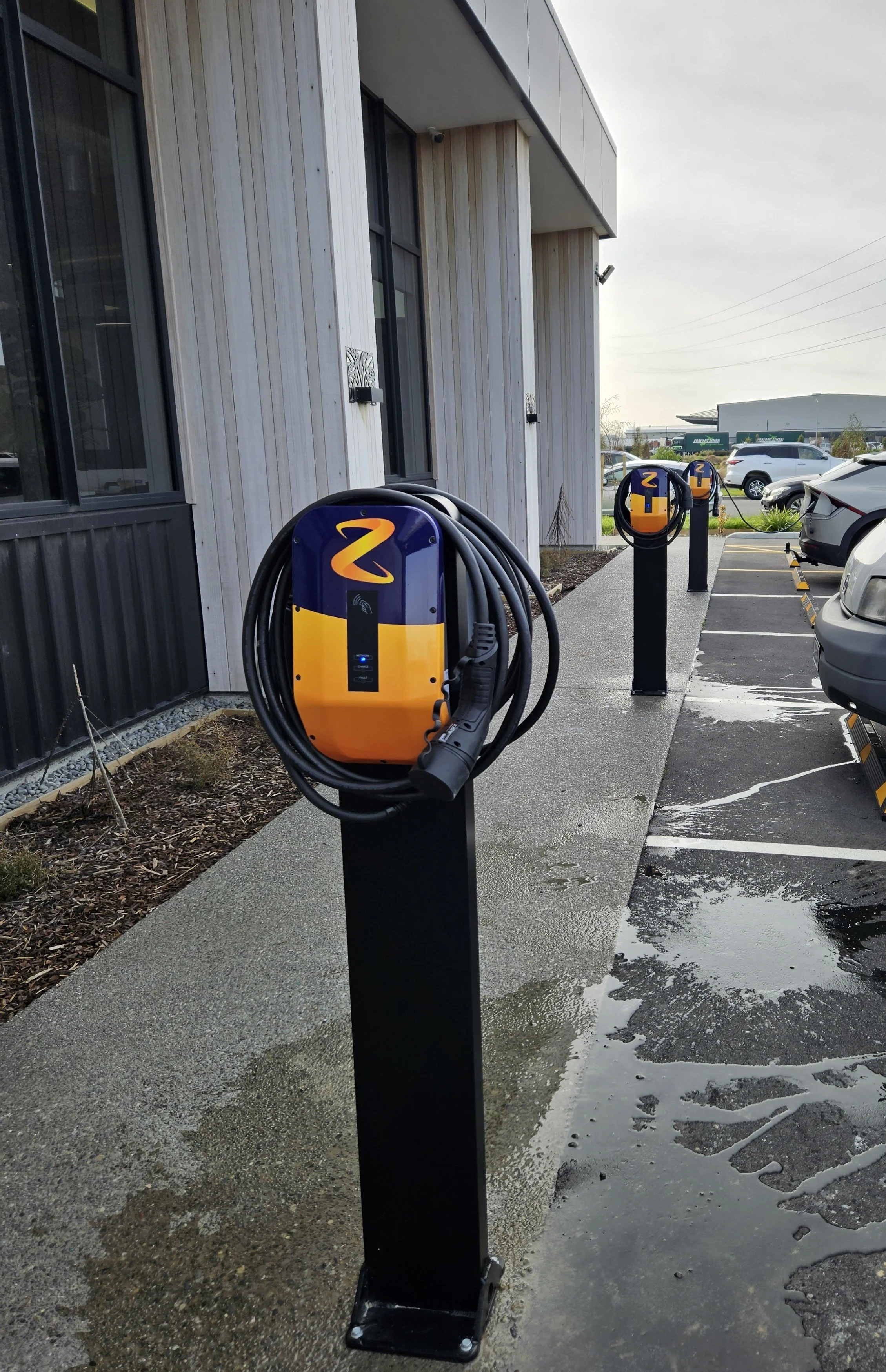 EV charger installed by CPS - Christchurch home installation