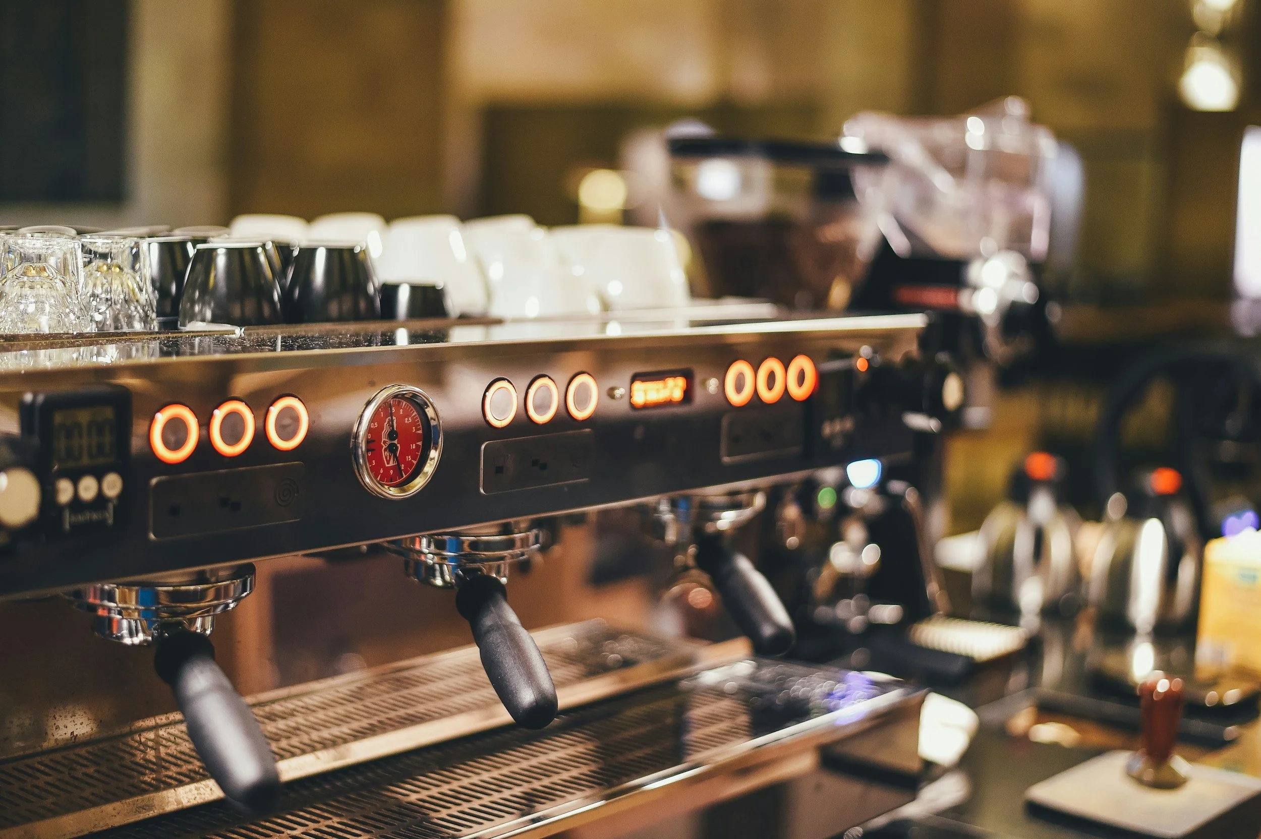 Professional espresso machine serviced by CPS